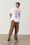 Oversized Music Merch T Shirt, LCN PRO WHITE/METALLICA NOR CAL