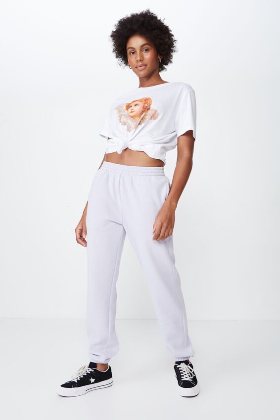 Classic Trackpant, PURPLE HEATHER