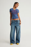 Mid Rise Baggy Jean, CLUB BLUE - alternate image 1