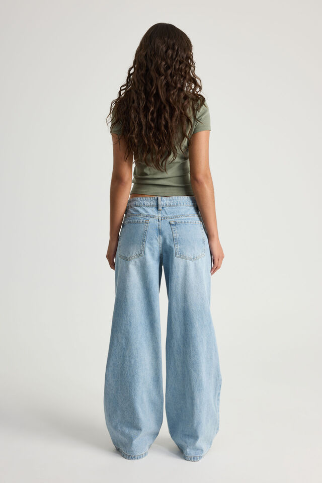Mid Rise Baggy Jean, MADRID BLUE