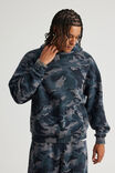 Authentics Hoodie, WASHED BELUGA CAMO - alternate image 1