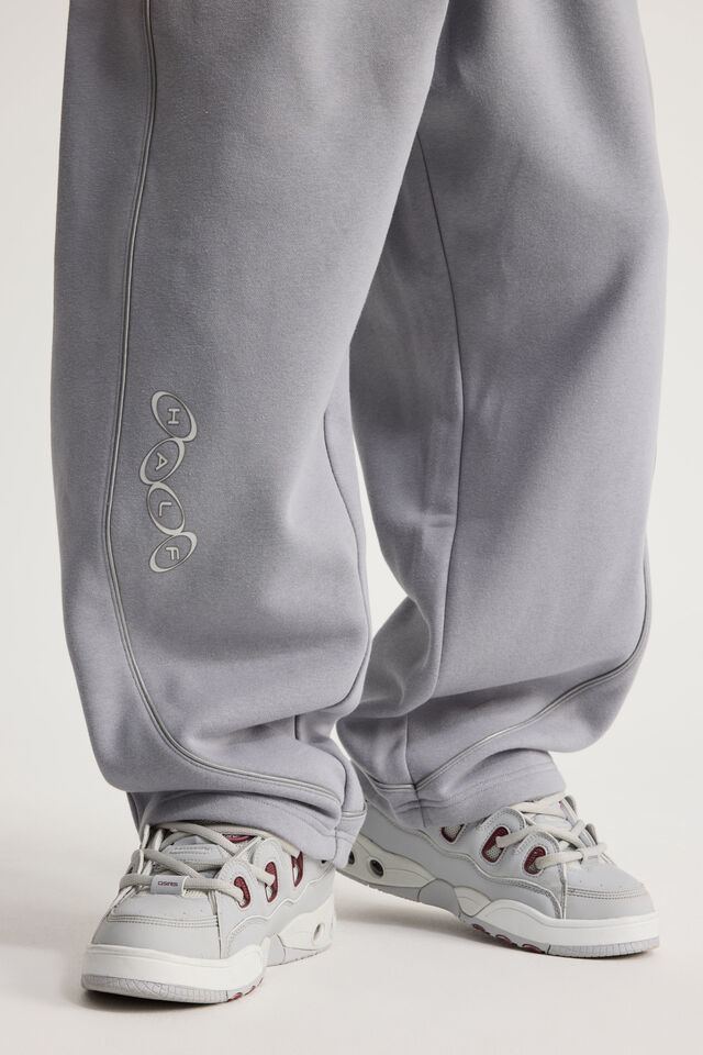 Half Half Baggy Trackpant, HH CONCRETE/PANEL