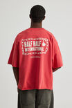 HH WASHED VARSITY RED/CHAINED UP