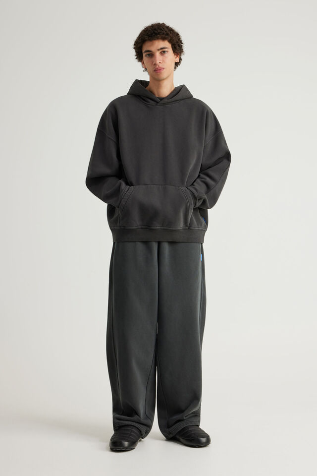 Authentics Premium Baggy Trackpant, WASHED BLACK