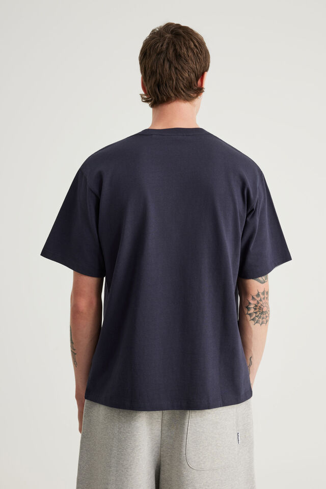 Half Half Heavyweight Core Fit Tshirt, HH NAVY BLAZER/PILL