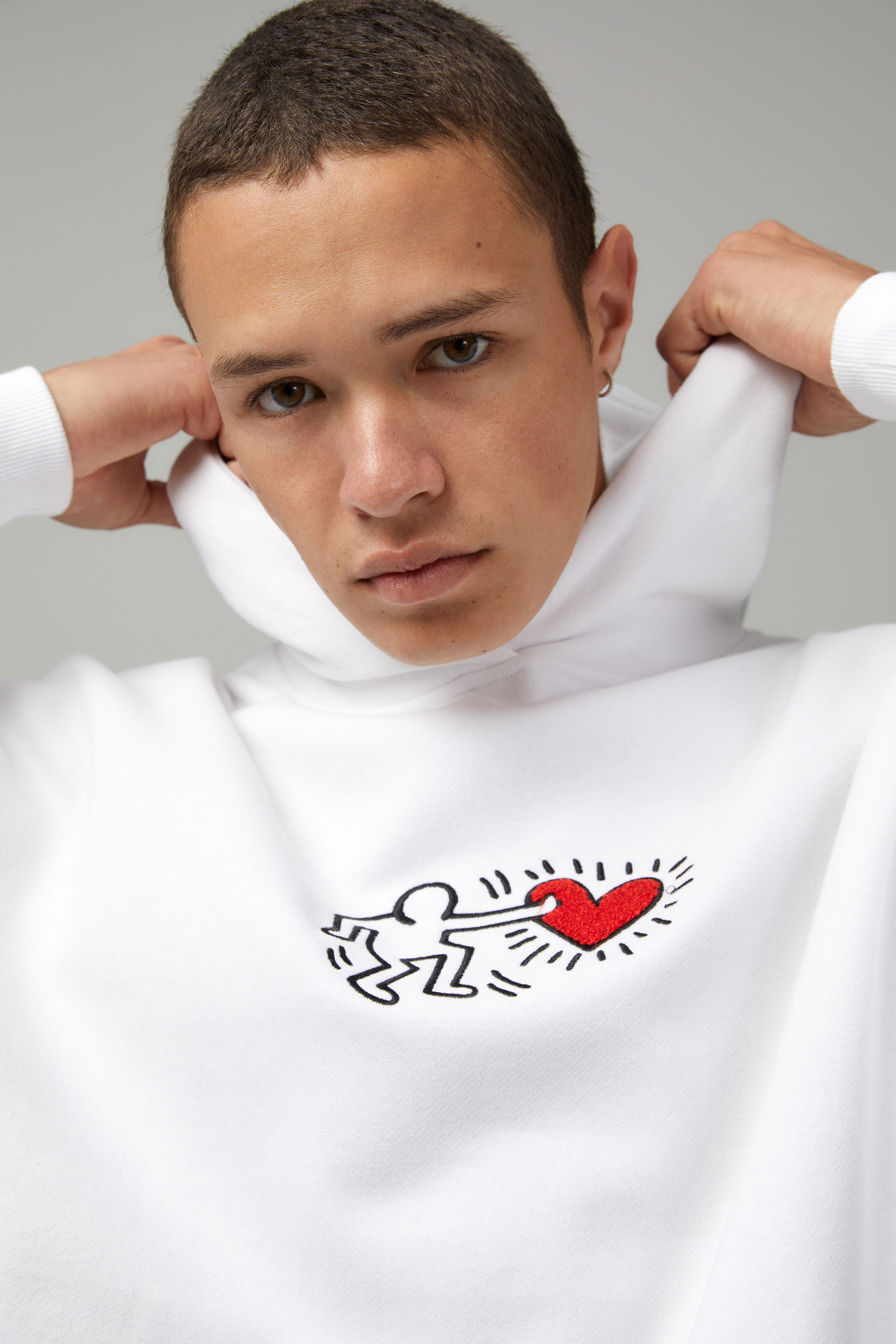 White keith haring hoodie shop