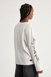 Notion X Smolbrat Shruken Long Sleeve Tshirt, PUMICE/SMOLBRAT NOTION CROWN - alternate image 3