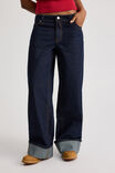 Low Rise Relaxed Jean, RAW INDIGO - alternate image 1