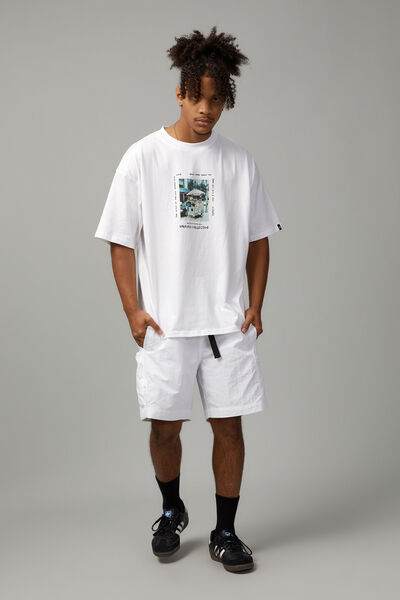 Combat Street Short, WHITE