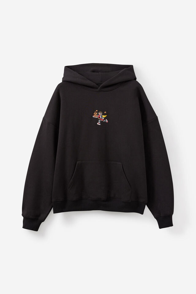 Mcdonald S Hoodie, LCN MCD BLACK/HAMBURGLER