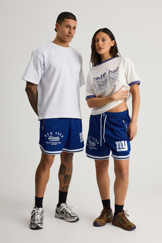 Nfl Basketball Short, LCN NFL BLUE/NEW YORK GIANTS