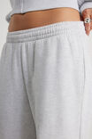 Classic Wide Leg Trackpant, SILVER MARLE - alternate image 4
