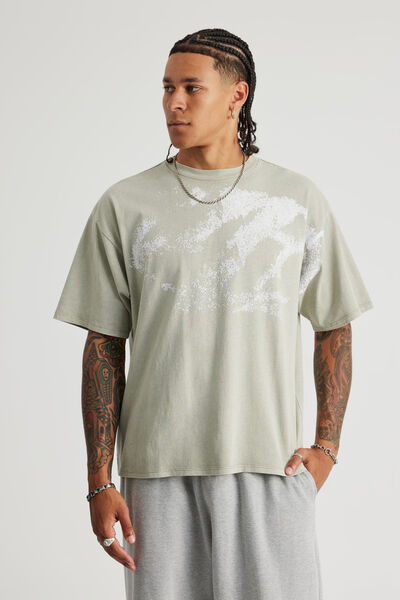 Notion Vintage Graphic Tshirt, NTN WASHED LIMESTONE/FADED