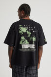 Archive Music Merch T Shirt, LCN BRA BLACK/TUPAC STEPPED - alternate image 3