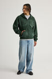 Half Half Zip Thru Hoodie, HH KELP/ON COMPANY TIME - alternate image 2