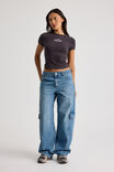 Mid Rise Cargo Jean, TEXAS BLUE - alternate image 2