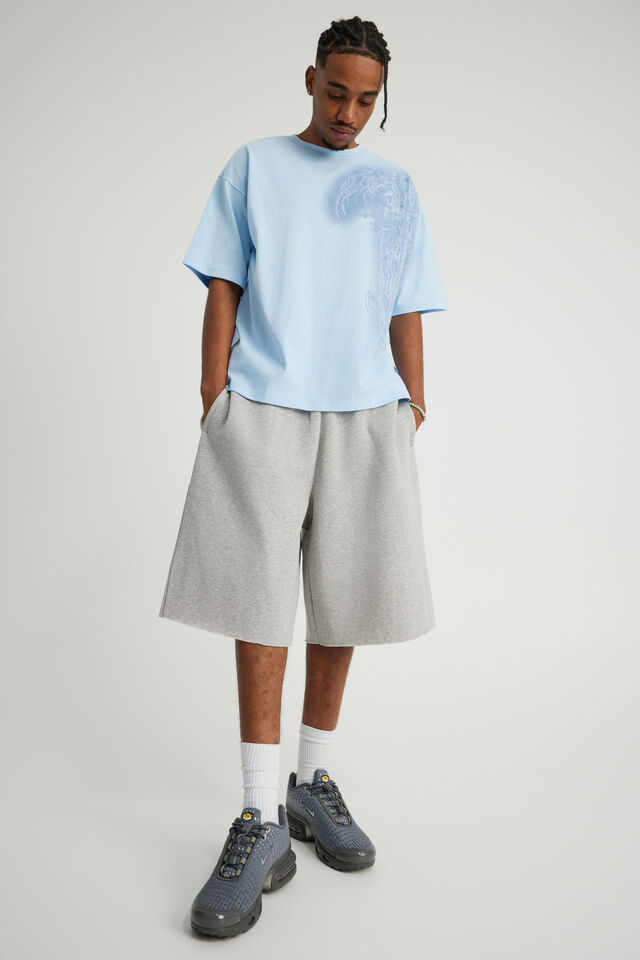 Notion Vintage Graphic Tshirt, NTN WASHED CHAMBRAY BLUE/CROSS