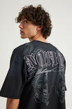 Notion Vintage Graphic Tshirt, NTN WASHED BLACK/SYMMETRICAL DRAGONS - example image 4