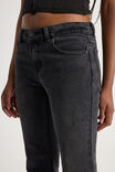 Jamie Lowrise Bootleg Jean, WOLF WORN BLACK - alternate image 4