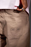 Half Half Classico Denim Short, WASHED BROWN CANVAS - alternate image 5