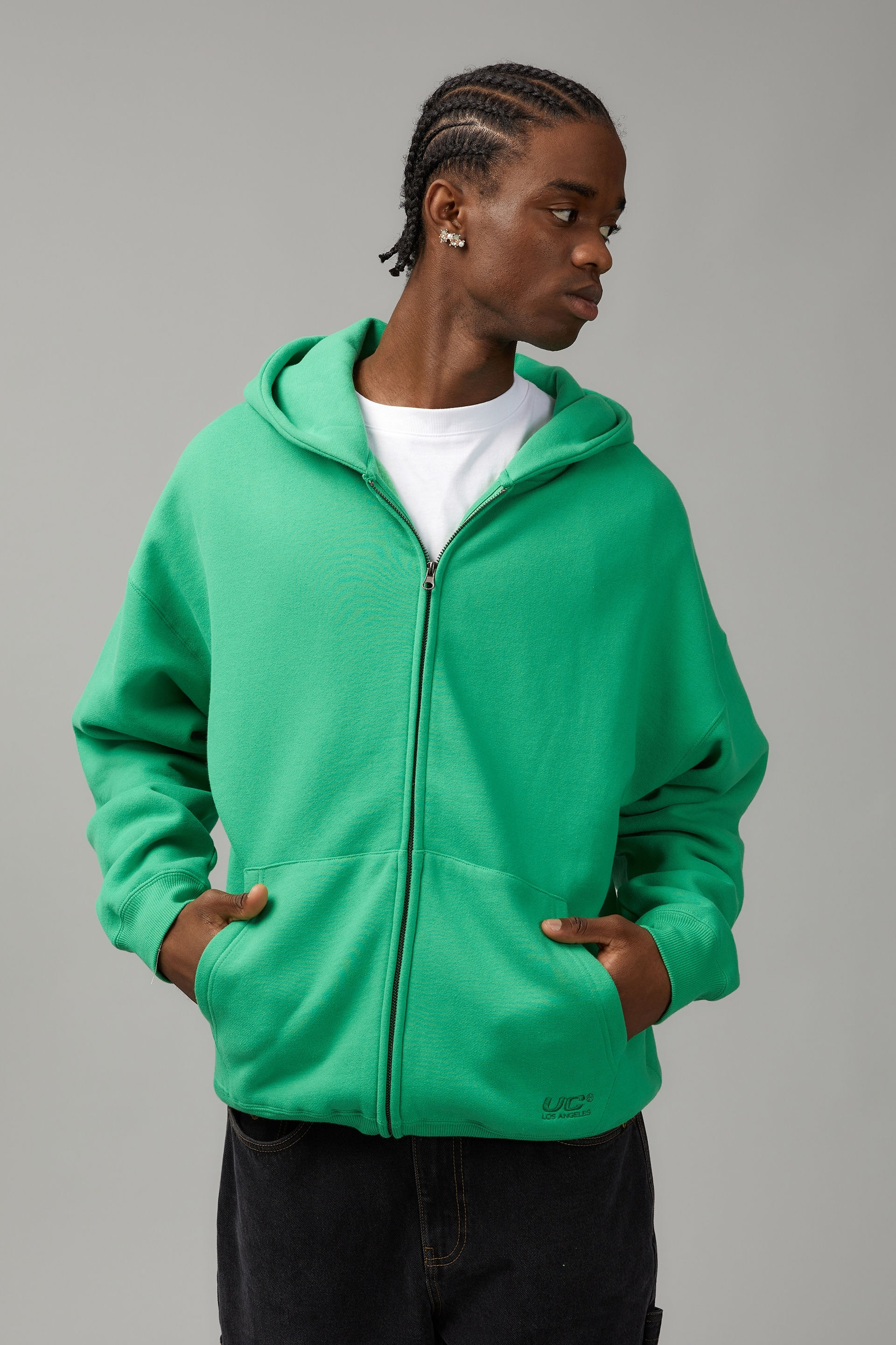 Topshop zip cheap up hoodie