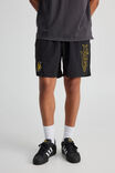 Nba Street Short, LCN NBA BLACK/LA LAKERS SIDE SCRIPT - alternate image 2
