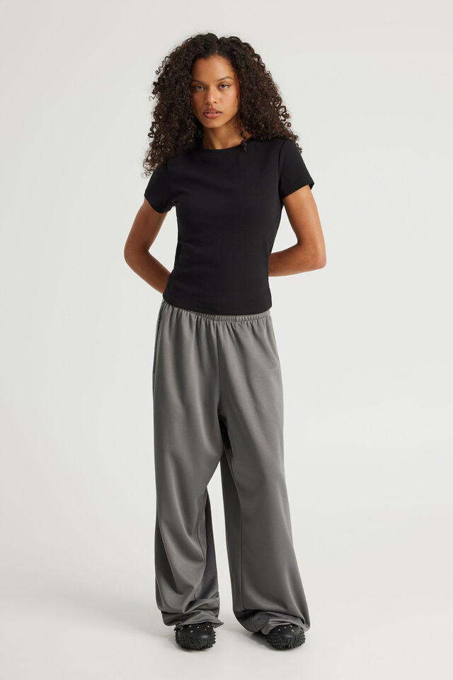 Authentics Fitted Tee, BLACK