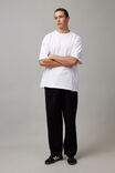 Straight Leg Trackpant, BLACK/UC - alternate image 1