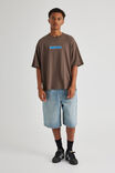 Half Half Heavyweight Box Fit Graphic Tshirt, HH CEDAR/BUBBLE GRAFFITI - alternate image 2