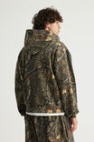 Half Half Zip Thru Hoodie, HH FORREST CAMO/GLOOP - example image 3