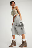 Baggy Track Short, NTN GREY MARLE/CROSSES - example image 5