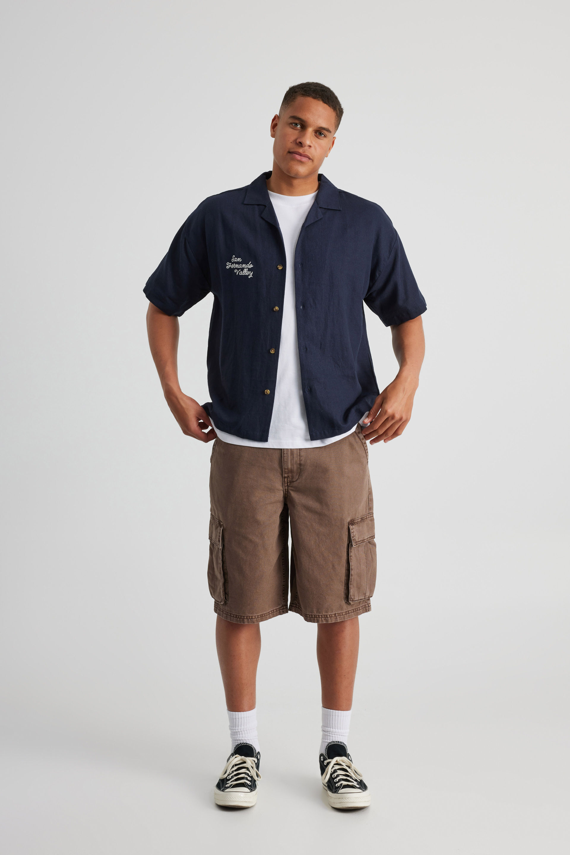 Half Half Baggy Cargo Short