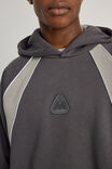 Half Half Hoodie, HH SLATE/OIL SLICK PANEL - alternate image 4