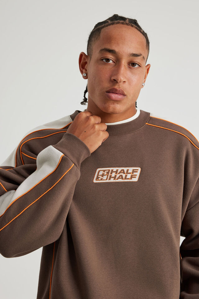 Half Half Panelled Crew, HH MUD/PANEL