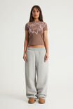 Fitted Graphic Tee, FRAPPE / FRAGILE - example image 2
