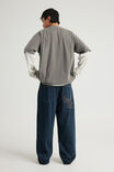 Half Half Classico Baggy Jean, WORKSHOP BLUE - alternate image 3