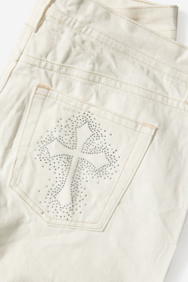 Luca Low Rise Jean, MOONSTONE