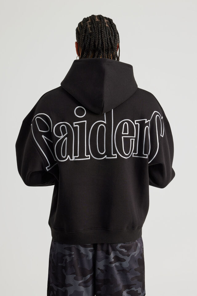 Nfl Hoodie, LCN NFL BLACK/RAIDERS LARGE