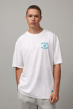 Oversized Nfl T Shirt, LCN NFL WHITE/DOLPHINS GOTHIC - alternate image 1