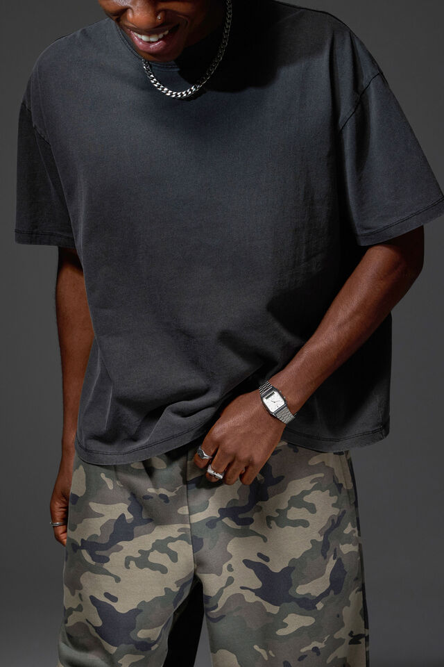 Authentics Baggy Trackpant, WASHED BUSH CAMO