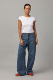 High Rise Baggy Jean, DUSTY INDIGO - alternate image 1