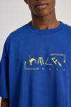 Half Half Heavyweight Box Fit Graphic Tshirt, HH CORPORATE BLUE/SCREWS LOOSE - alternate image 4
