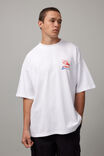 Heavy Weight Box Fit Graphic Tshirt, HH WHITE/BOWLING - alternate image 2