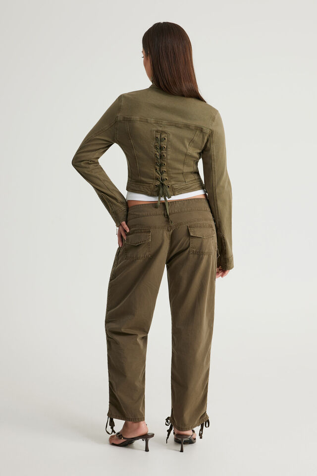 Gwen 3/4 Pants, BURNOUT OLIVE