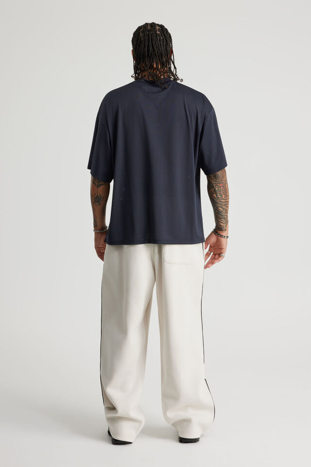 Baggy Trackpant, OG PUMICE/PIPING