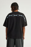 Ntn X Xbox Box Fit Tshirt, LCN XBOX WASHED BLACK/HALO - example image 3