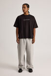 Half Half Heavyweight Box Fit Graphic Tshirt, HH BLACK/HALF HALF FUTURISTIC - alternate image 2