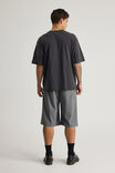 Open Gallery Pleated Woven Short, MID GREY - alternate image 3