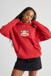 Lcn Paul Frank Original Hoodie, LCN PAU RANCH RED/PAUL FRANK - alternate image 1