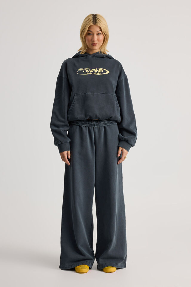 Ultra Baggy Trackpant, WASHED NAVY